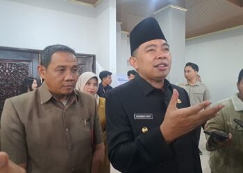 Bupati Jember, Muhammad Fawait usai rapat paripurna bersama DPRD Jember