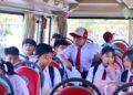 42 siswa Tulungagung mengikuti edukasi keselamatan kereta api dalam program Eduspoor KAI Daop 7 Madiun