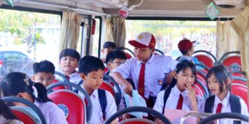 42 siswa Tulungagung mengikuti edukasi keselamatan kereta api dalam program Eduspoor KAI Daop 7 Madiun