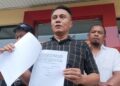 Wawali Blitar Elim Tyu Samba dipolisikan terkait demo dana hibah KONI yang melibatkan anak