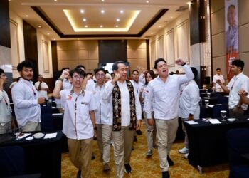 Bupati Jember, Muhammad Fawait saat menghadiri pelantikan Pengurus Cabang TIDAR Kota Surabaya serta Pelatihan Tunas I dan II TIDAR Surabaya