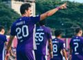 Eduardo Barbosa usai menundukkan Madura United. Foto: IG@persikofficial