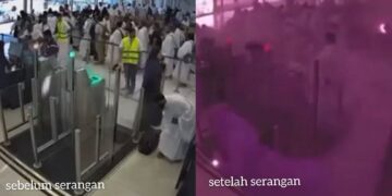 Bandara Internasional King Khalid di Riyadh, Arab Saudi, setelah penutupan menyusul serangan Houthi
