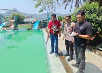 Kolam renang Leebambo di Desa Prigi, Watulimo, Trenggalek, lokasi bocah SD diduga tenggelam