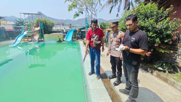 Kolam renang Leebambo di Desa Prigi, Watulimo, Trenggalek, lokasi bocah SD diduga tenggelam