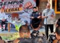 Sosialisasi ciri rokok ilegal oleh Satpol PP Tulungagung bersama Bea Cukai Blitar