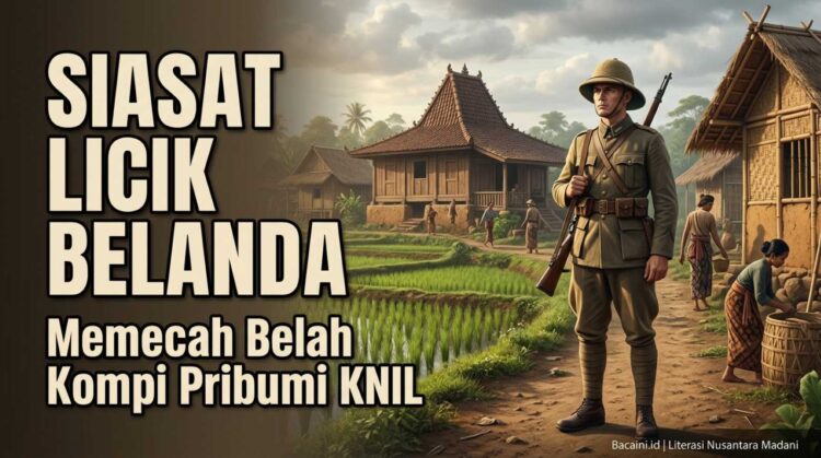 Prajurit pribumi KNIL pada masa kolonial Belanda