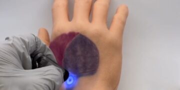 Teknologi tato PhotoTat yang dapat berubah warna saat terkena cahaya tertentu